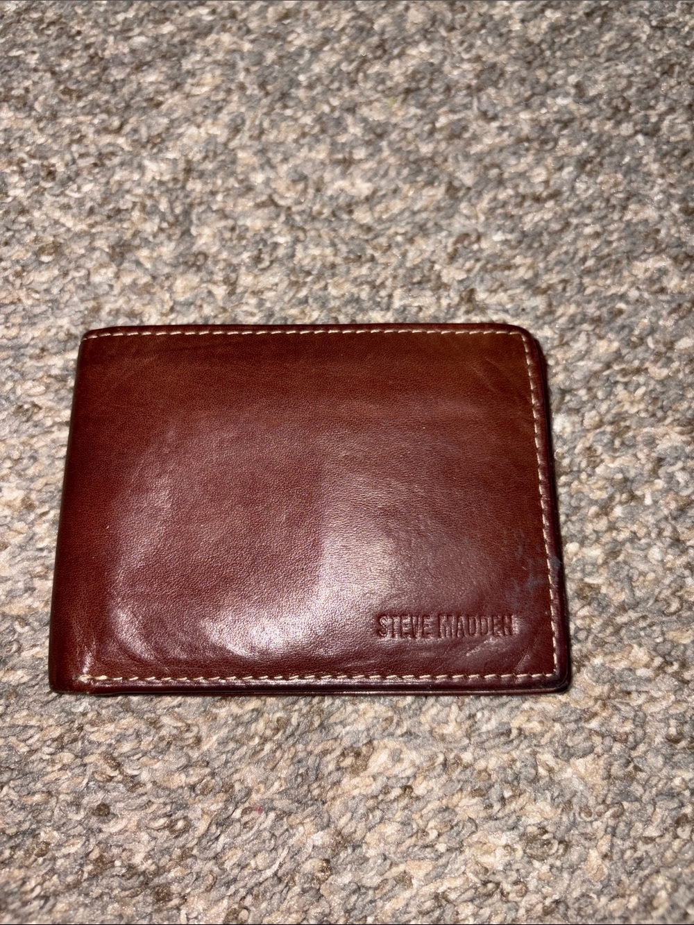 Steve Madden Chestnut Brown Leather Wallet